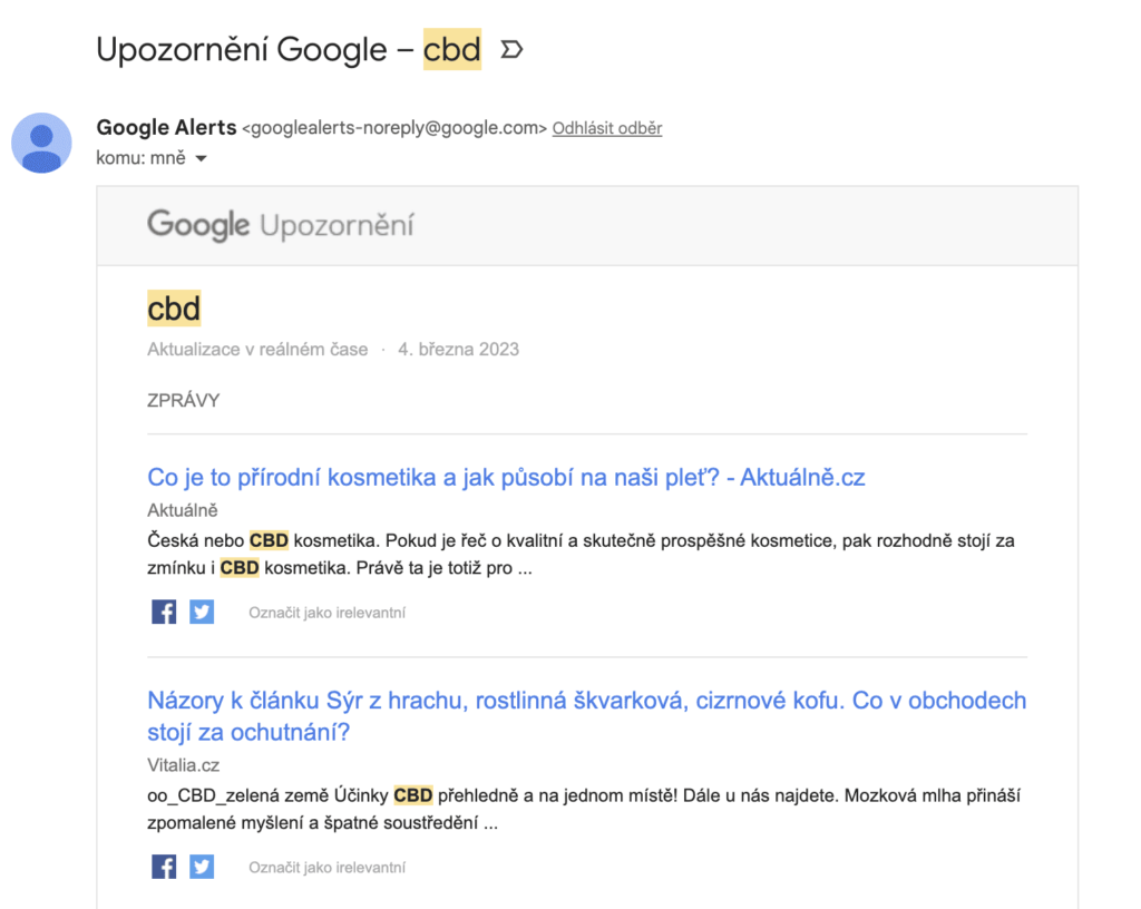Google Alert