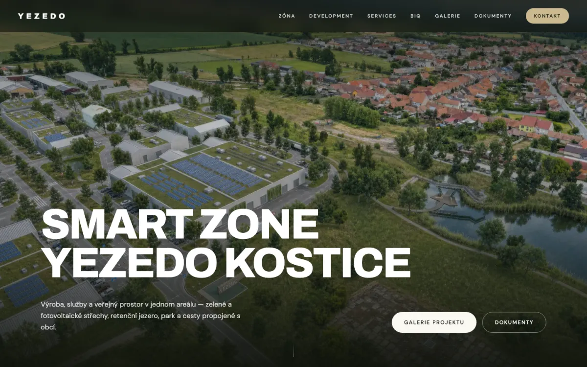 Yezedo Kostice — realizace, tvorba webových stránek